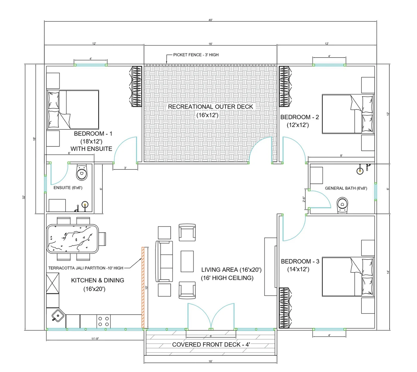 Floor plan of Aakruti