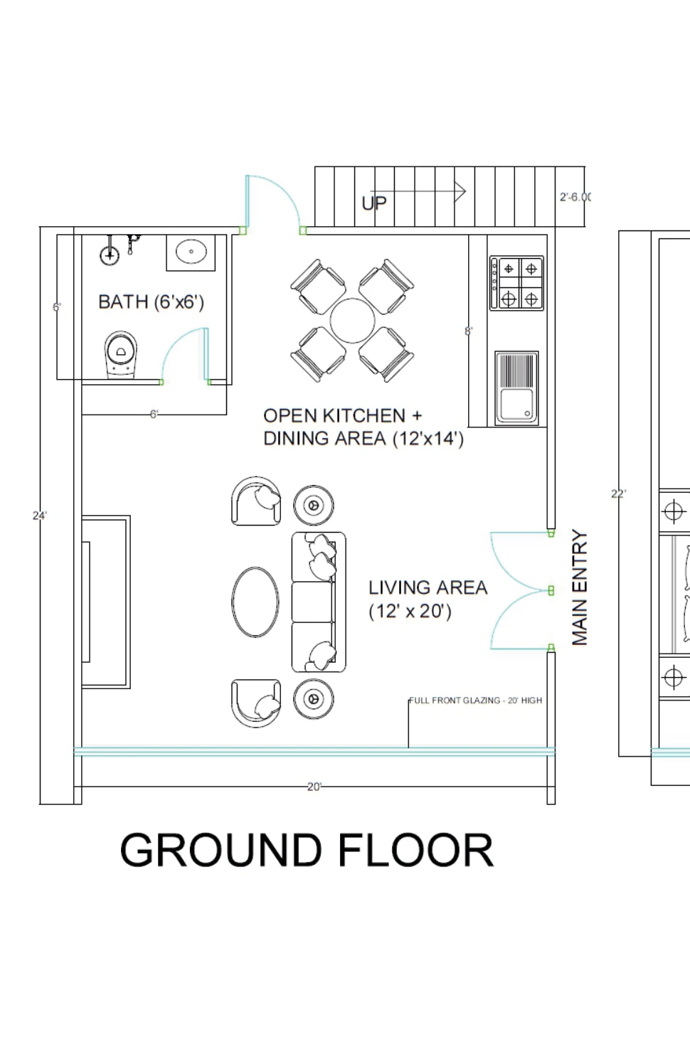 Floor plan of Cantila
