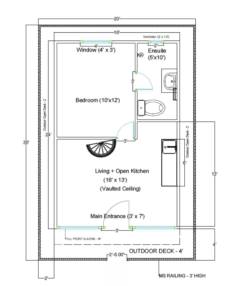 Floor plan of Gudu