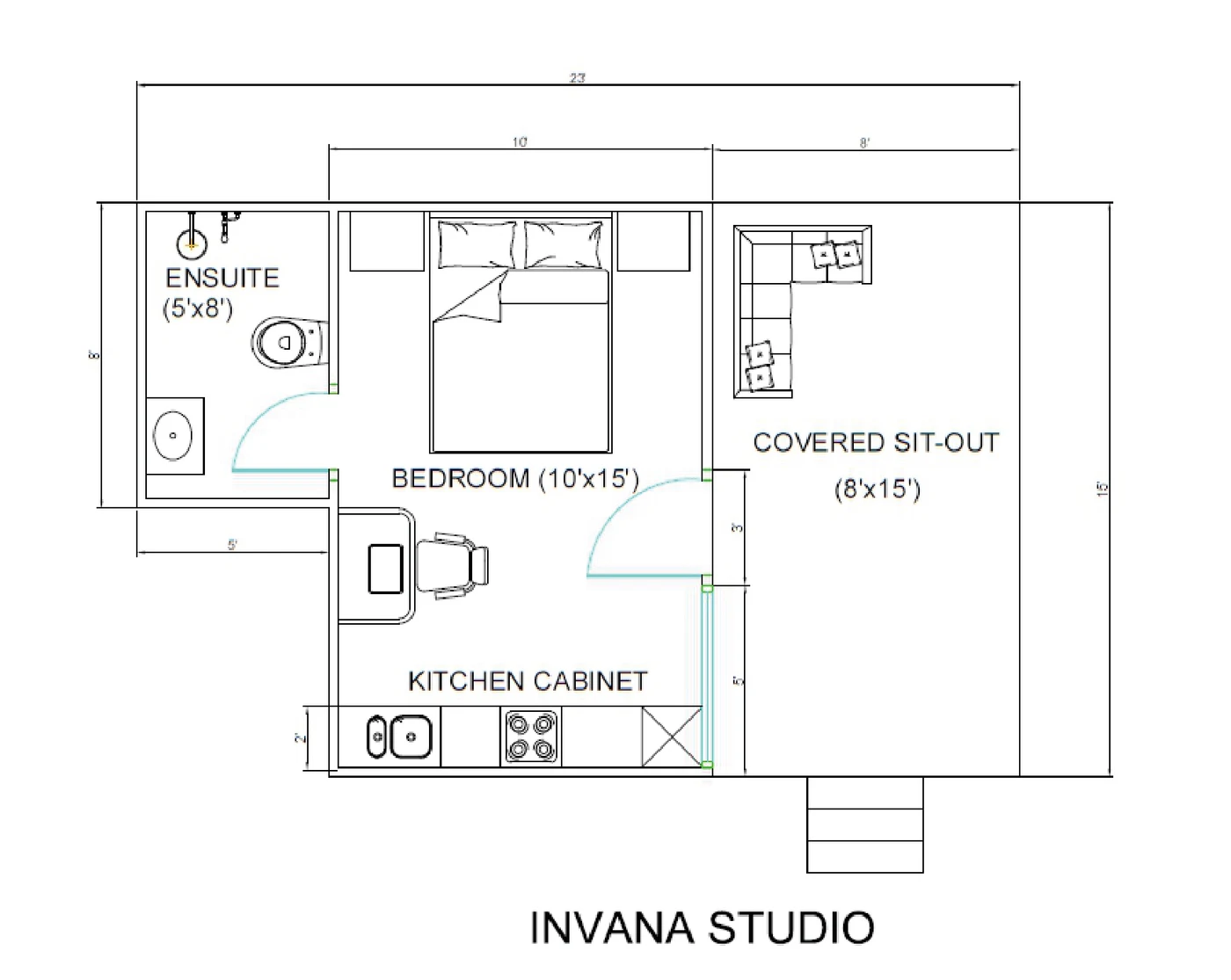 Floor plan of Invana