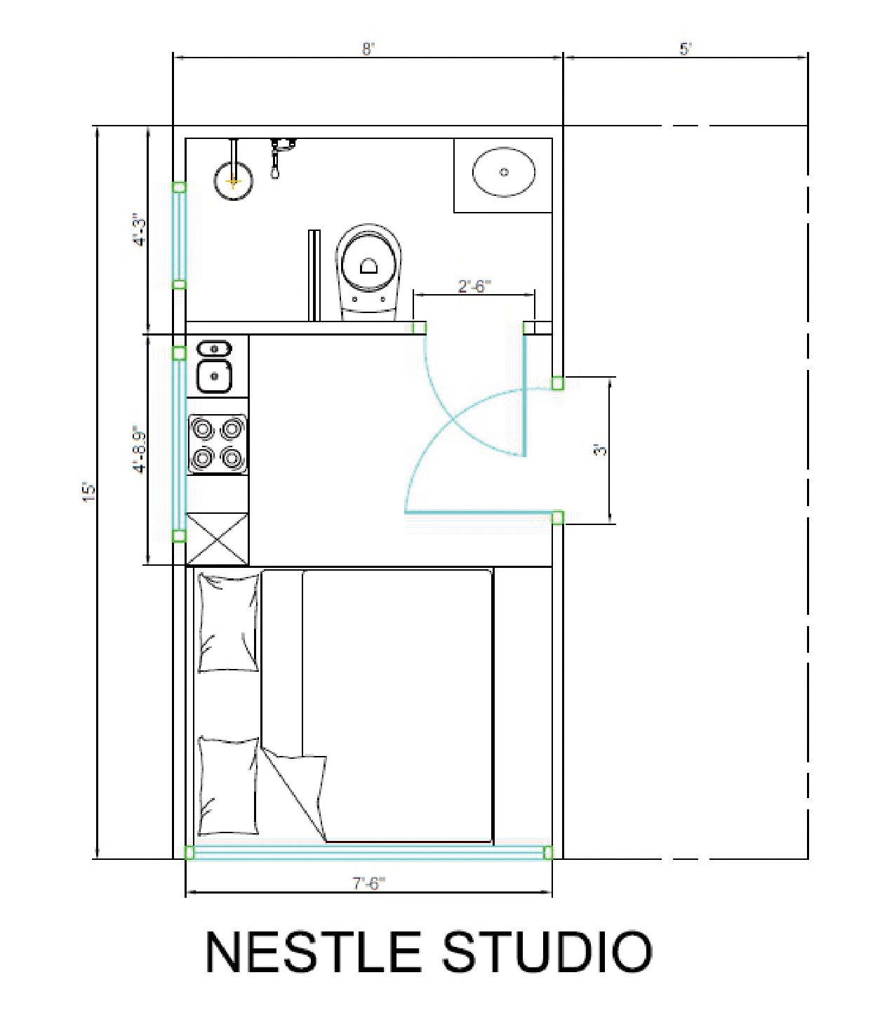 Floor plan of Nestle